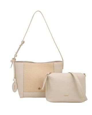 Gionni Turquoise Shoulder Bag Set | Beige 11G2881