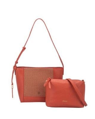 Gionni Turquoise Shoulder Bag Set| Orange 11G2881