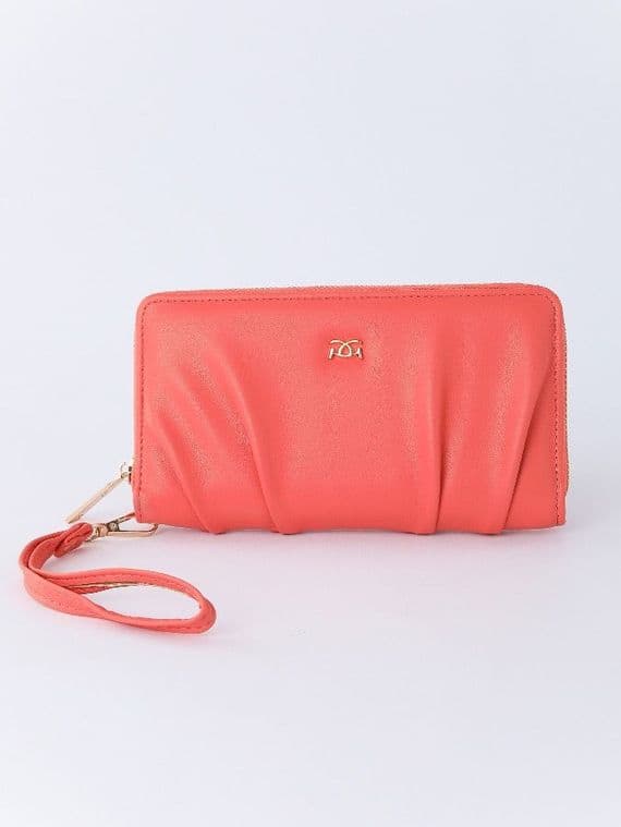 Gionni Ware Zip Around Wallet | Coral 20G1230