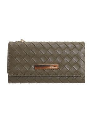 Hampton Lena Flapover Wallet | Green 21H217