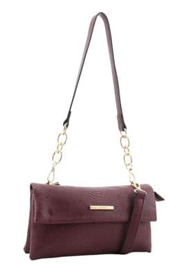 Hampton Lucie Small Clutch Bag | Burgundy 18H1619
