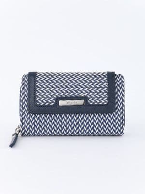 Hampton Naples Zip Around Wallet  | Navy 21H195