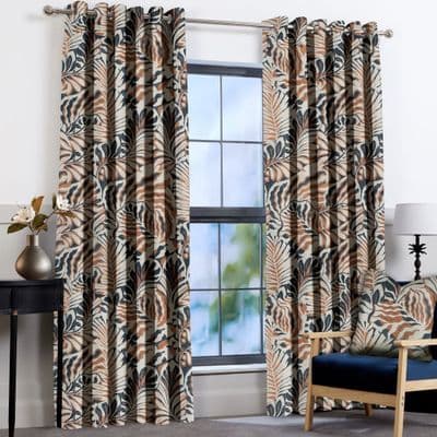 Hickey Matisse Eyelet Curtain  | Amber