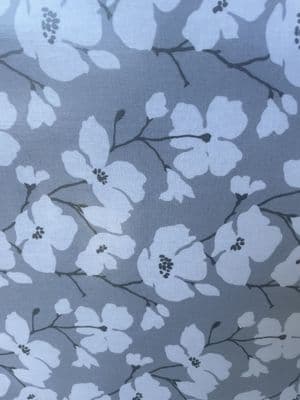 Hilda Oil Cloth Grey/White 677OW