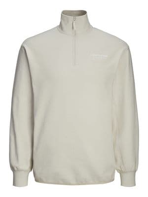 Jack & Jones Aero Half Zip Sweat    | Moonlight