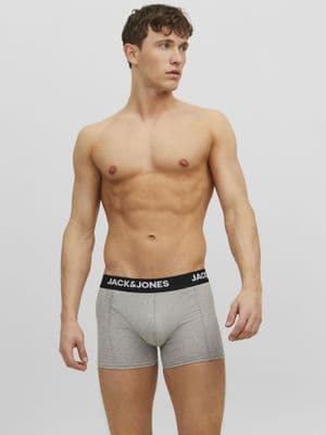 Jack & Jones Anthony trunks 3 pack Boxers  | Grey, Navy, Black