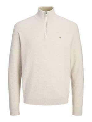 Jack & Jones Bluerex Kint Half Zip | Whitecap