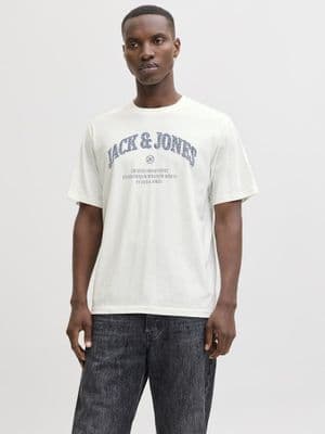 Jack & Jones Denver Graphic Tee |  Cloud Dancer