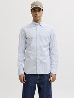 Jack & Jones Harvey Oxford L/S Shirt | Blue