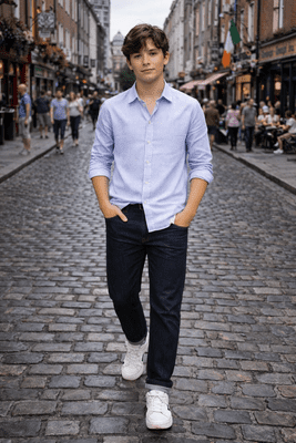 Jack & Jones Summer Linen Blend Shirt | Stripe