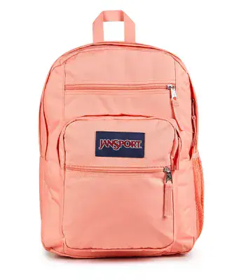 Jansport Big  Student  Back Pack| Peach Bum