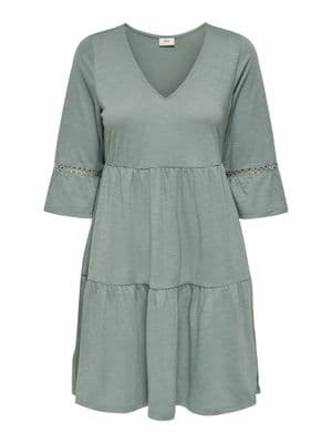 JDY Dora Dodo 3/4 Short Dress Lace | Green