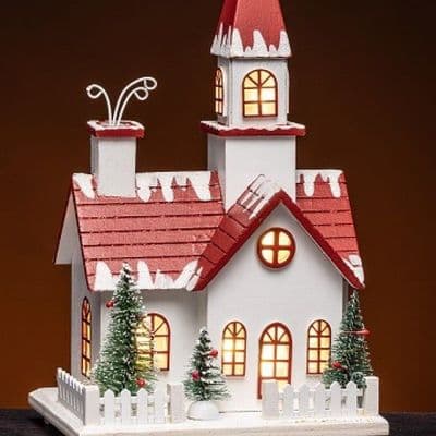Kirkwood Wooden LED Church  | XM14