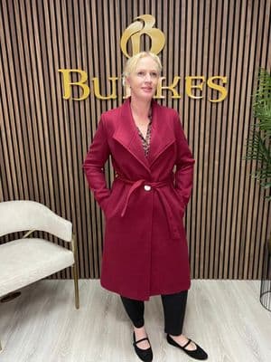 Marc Angelo Long Coat | Wine 6286