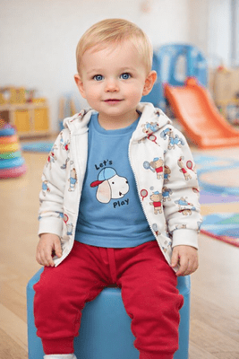 Mayoral  Boys 3 Pieces Tracksuit | Red 1893/SS26