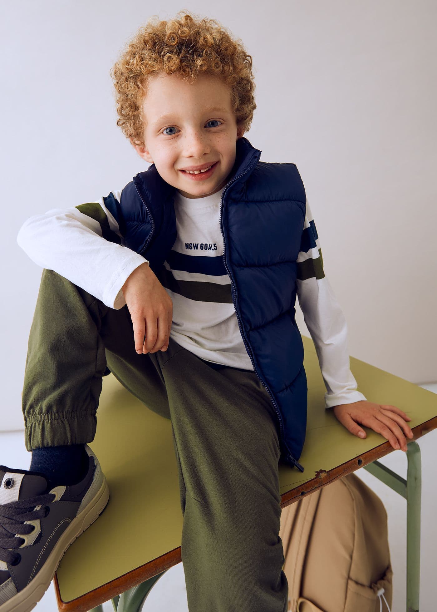 Mayoral Boys Pant Tee Vest Set Blue 4607 AW