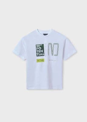 Mayoral Boys SS Tee  | White 6014 SS