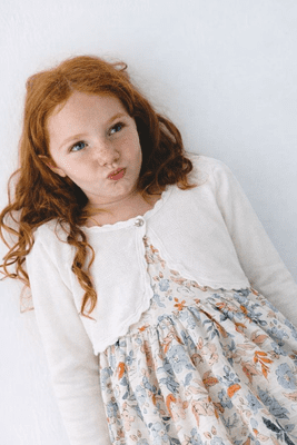 Mayoral Girls Knit Cardigan | Natural 332/SS26