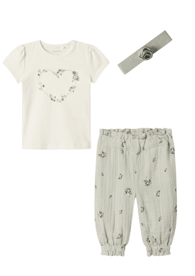 Name it Hillie & Hikka & Halley  Girls NB Set | Green