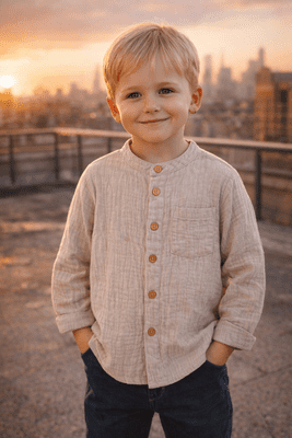 Name it  John Mini LS Shirt  | Grey