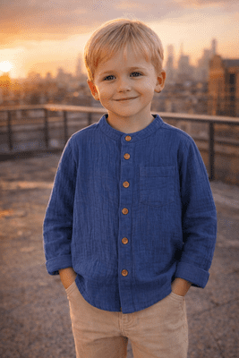 Name it  John Mini LS Shirt  | Indigo