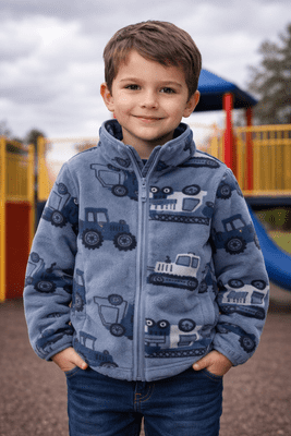 Name it Meeko Mini Fleece Jacket | Stone