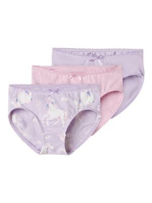 Name it Mini 3 Pack Briefs  Pastel | Lilac