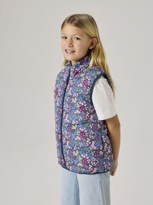 Name it  Mylane Kids Vest All Over Print | Insignia Blue