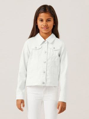 Name it  Reja Kids Twill Jacket | White