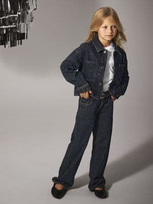 Name it Rose Kids wide Rhine Jeans | Midnight