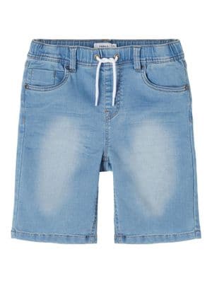 Name It Ryan Kids Jogger Denim  Shorts | Light  Blue