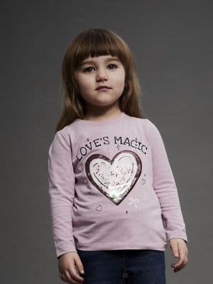 Name it Sedra Mini LS Top | Lilac