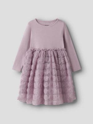 Name it Sykia Mini Tulle LS Dress | Lilac
