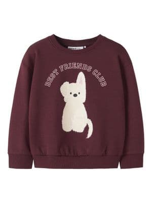 Name it Viloui Mini Relax Sweat | Burgandy