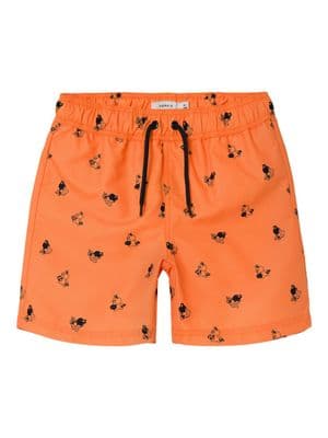 Name it Zaddi Kids Swim Shorts  | Orange