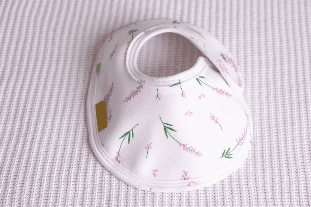 NEW LAVENDER ORGANIC COTTON LITTLEBOO BABY BIB