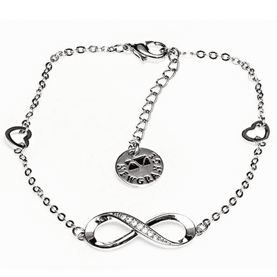 Newgrange 600072 Silver Infinity Bracelet