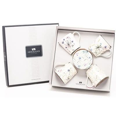 Newgrange Floral Party Mug & Coaster Set Of 4 | Flowers 30291