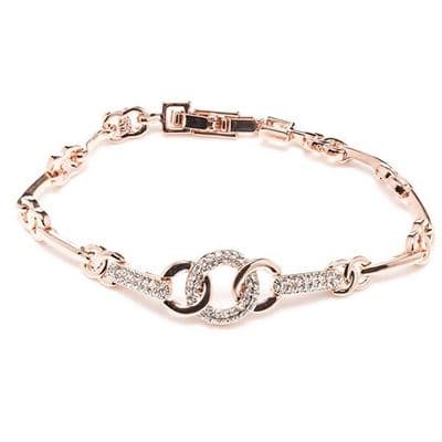 Newgrange Interlocking Bracelet | Rose Gold 600373