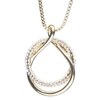 Newgrange Loop Pendant  | Gold 600327
