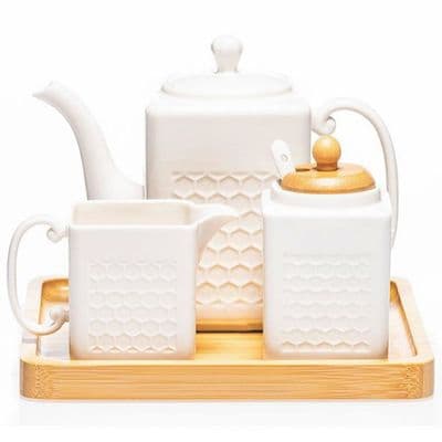 Newgrange Tea Set 3 Pieces | White 30270