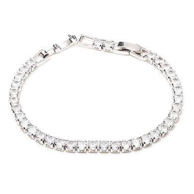 Newgrange Tennis Diamond Bracelet | Silver 600335