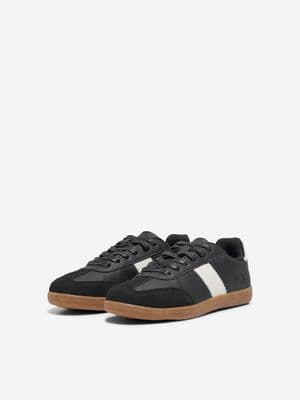 ONLY Amber PU Sneaker | Black