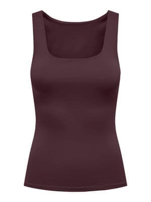 ONLY Lea S/L 2-Ways Fit Top | Wine