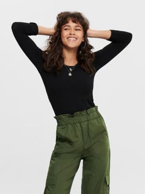 ONLY Live Love LS Top Black 15204712