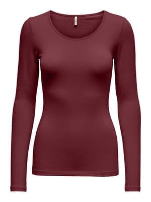ONLY Live Love LS Top |Wine