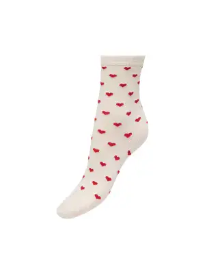 ONLY Nicole Pattern Socks | Red