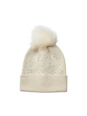 Pieces Jasmine Sequins Hood  | Whitecup