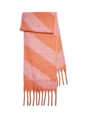 Pieces Nadia Long Scarf| Tangerine