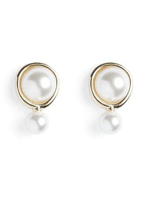 Pieces  Natalie  Earrings | Golden